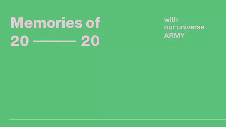 BTS Memories Of 2020 (2021)