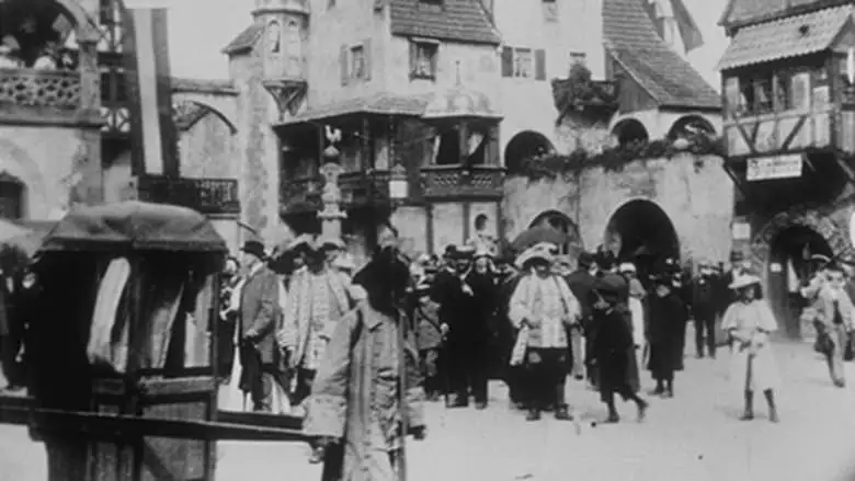 Dresde, Vieux Quartier A L'Exposition (1896)