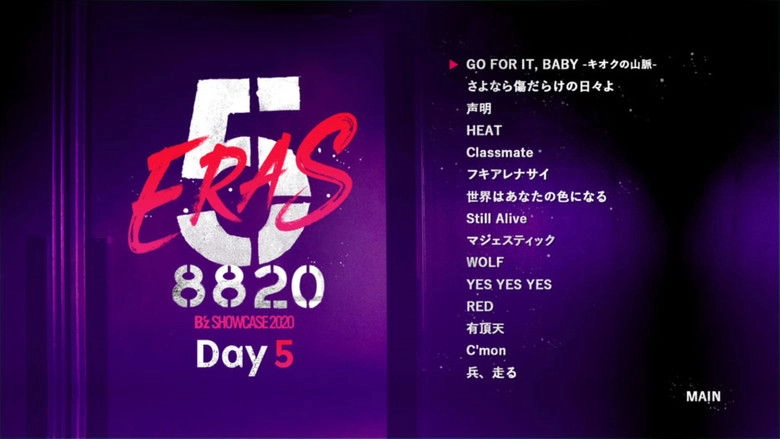 B'z SHOWCASE 2020 -5 ERAS 8820- Day5 (2021)