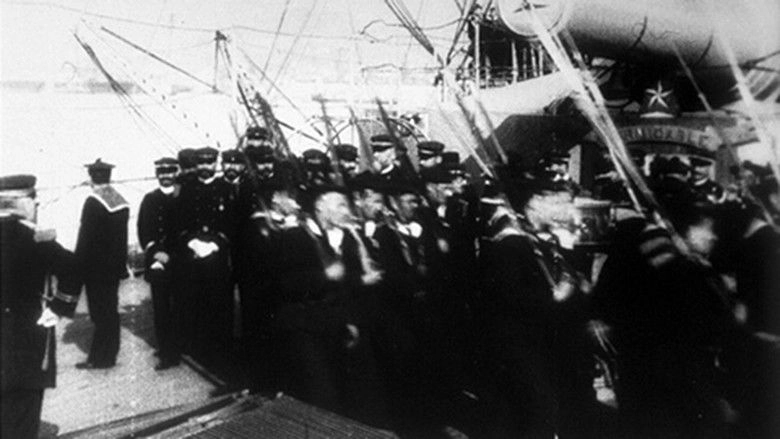 Defile D'inspection A Bord De La Compagnie De Debarquement (1898)