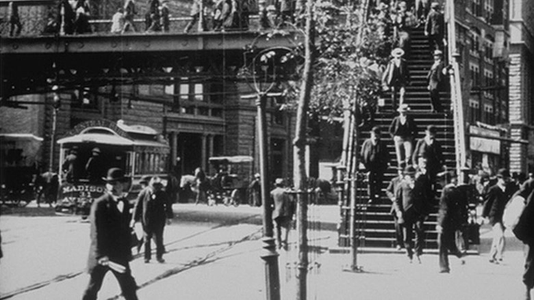 Passengers Descending From The Brooklyn Bridge (1896)