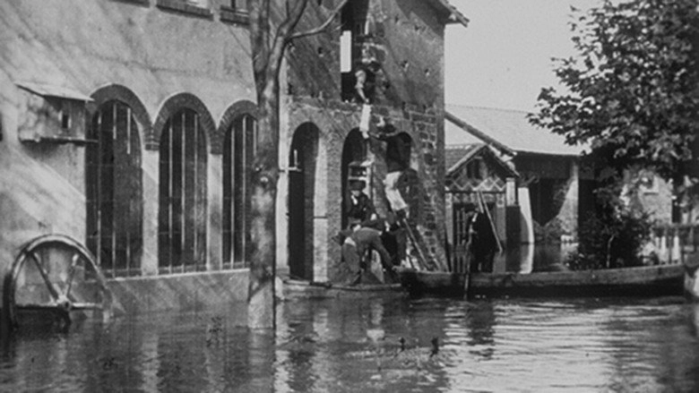 Lyon, Sauvetage De Lapins; Innondations (1896)