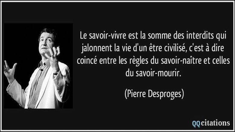 Savoir-vivre (2012)