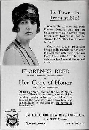 Her Code Of Honor (1919)