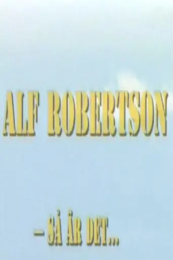 Alf Robertson - så är det... (1993)