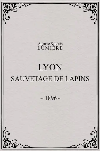 Lyon : sauvetage de lapins (1896)