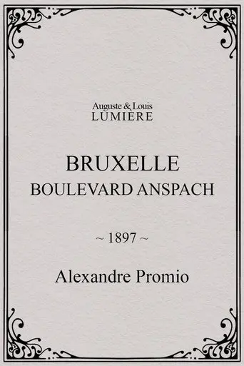 Bruxelles, Boulevard Anspach (1897)