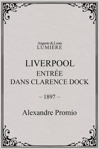Liverpool, entrée dans Clarence Dock (1897)