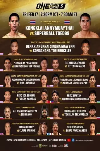 ONE Friday Fights 5: Kongklai Vs. Superball (2023)