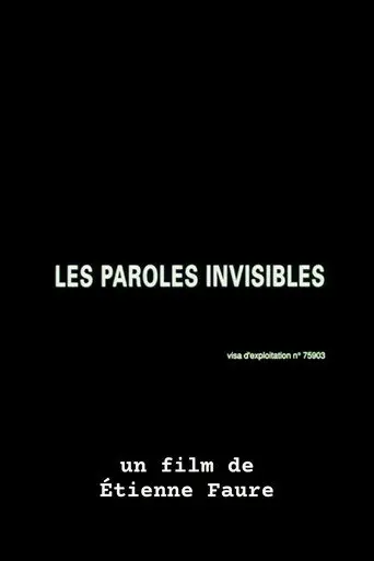 Les paroles invisibles (1991)