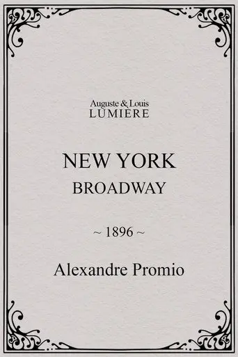 New York, Broadway (1896)