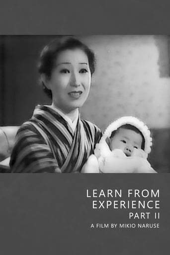 Learn From Experience, Part II (1937)