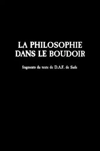 La Philosophie Dans Le Boudoir (1991)