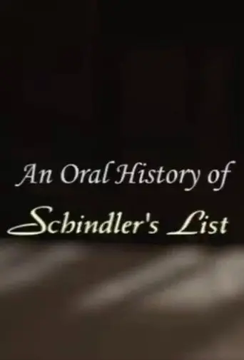An Oral History of: Schindler's List (2018)