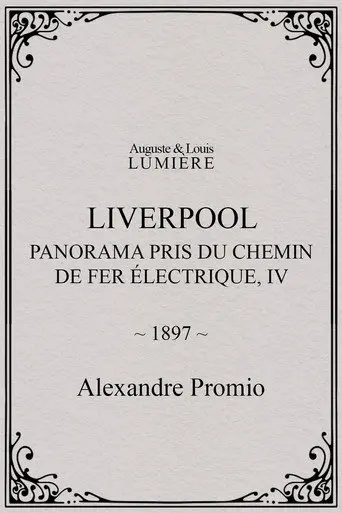 Liverpool, panorama pris du chemin de fer électrique, IV (1897)