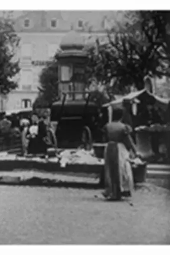 Pau : la place du marché (1899)