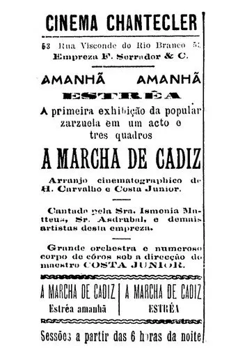A Marcha do Cadiz (1910)