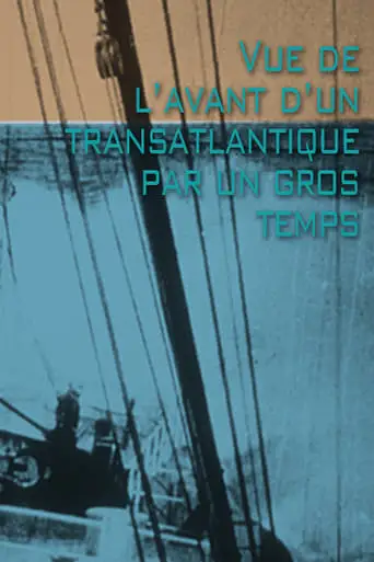 Vue De L'avant D'un Transatlantique Par Un Gros Temps (1899)