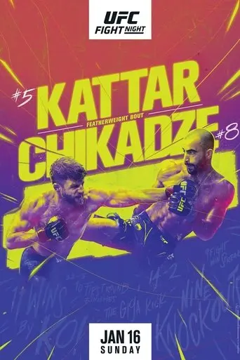 UFC On ESPN 32: Kattar Vs. Chikadze (2022)