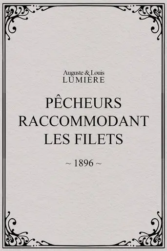 Pêcheurs raccommodant les filets (1896)