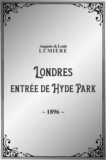 Londres : entrée de Hyde Park (1896)