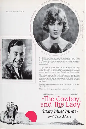 The Cowboy and the Lady (1922)