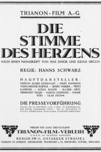 Die Stimme Des Herzens (1924)