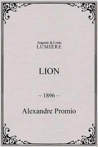 Lion, London Zoological Garden (1896)