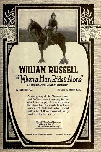 When a Man Rides Alone (1919)