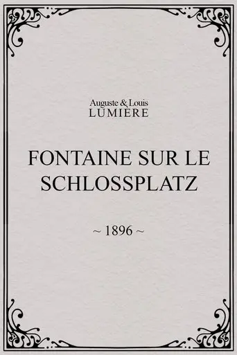 Fontaine Sur Le Schlossplatz (1896)