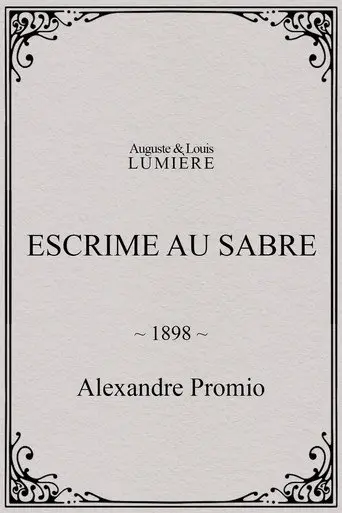 Escrime au sabre (1898)